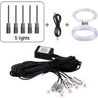 LED Car Interior Ambient Foot Light Wireless Remote Music APP Control Auto RGB Atmosphere Decorative Lamp
