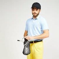 Refurbished Men's Golf Short-sleeved Polo Shirt Mw500 Sky -a Grade