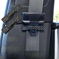 2Pcs Car Seat Belt Limiter Buckle Stopper Self-adhesive Fixed Clip Buckle Safety Belt Adjusting Clip
