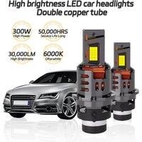 High Power D2S D4S D2R D4R Led Car Headlight Canbus HID Led Xenon Bulb 1:1 Turbo D1R Led Car Lamp Auto Light 6000K Plug and Play
