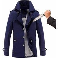New Self-Defense Cut-Proof Stab-Resistant Flexible Windbreaker Fashionable Safe Invisible Poice Swat