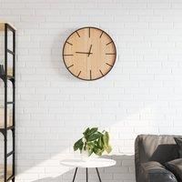 Wall Clock Brown £39 cm Iron and Engineered Wood