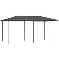 Gazebo 3x6x2.6 m Anthracite 160 g/m