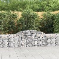 Arched Gabion Baskets 12 pcs 300x30x60/80 cm Galvanised Iron
