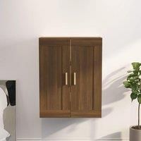 Wall Cabinet Brown Oak 69.5x32.5x90 cm Engineered Wood