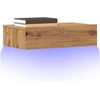 TV Cabinets with LED Lights 2 pcs Artisan Oak 60x35x15.5 cm