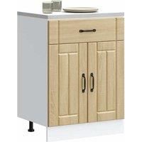 Kitchen Base Cabinet Lucca Sonoma Oak Engineered Wood