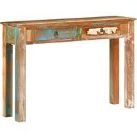 Console Table 110x30x75 cm Solid Wood Reclaimed
