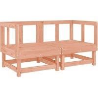 Garden Corner Sofas 2 pcs Solid Wood Douglas