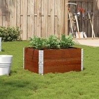 Garden Planter Brown 80x60 cm Solid Wood Pine