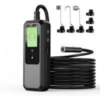 WiFi Industrial Endoscope Camera 2MP IP67 Waterproof Wireless Car Inspection Camera with 8LED Light