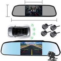 Camera With Monitor 4.3 "TFT LCD Screen Reverse Camera With Video Parking Sensor Kit 170 width mini reverse camera