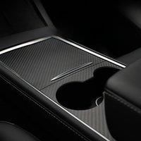 Suitable for Tesla 2021-2023 Model 3 Y carbon fiber panel central control Protection panel with