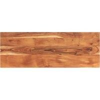 Table Top 140x50x2.5 cm Rectangular Solid Wood Acacia