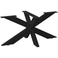 Coffee Table Leg Spider Shape Black 98x58x(42-43) cm Steel