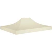 Party Tent Roof 4x3 m Cream 270 g/m