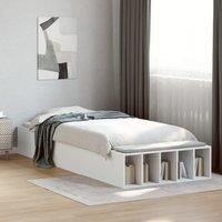 Bed Frame without Mattress White 100x200 cm