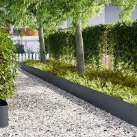 Lawn Edgings 30 pcs Anthracite 100x0,5x30 cm Steel