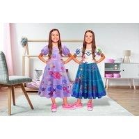 Encanto-Inspired Girls Fancy Dress - Dress, Bag & Wig Options - Purple