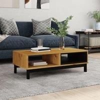 Coffee Table FLAM 100x50x32.5 cm Solid Wood Pine
