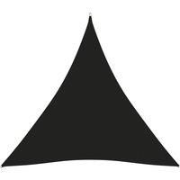 Sunshade Sail Oxford Fabric Triangular 3.6x3.6x3.6 m Black