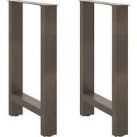 Coffee Table Legs Natural Steel 2 pcs 50x(72-73) cm Steel