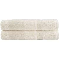 Premium Towels SOLUND 2 pcs Cream 100x200 cm 600 gsm