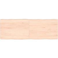 Table Top 140x50x(2-6) cm Untreated Solid Wood Live Edge