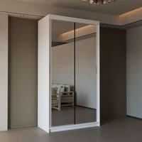 Modern Double Sliding Wardrobe W90cm x H217cm x D62cm