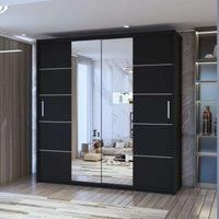 Eden Double Mirror Sliding Door Wardrobe 203cm X 217cm