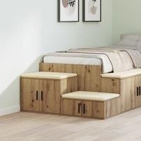 Storage Cabinet in Artisan Oak - 108x41x40 cm - Made from Engineered Wood