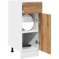 Drawer Bottom Cabinet Artisan Oak 30x46x81.5 cm Engineered Wood