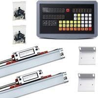 Complete Optical Linear Encoder Kit Digital Readout Set SDS3MS SDS2MS Display YHSINO SINO for