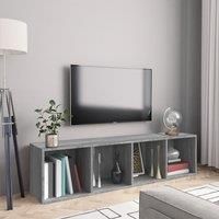 Book Cabinet/TV Cabinet Grey Sonoma 143x30x36cm Engineered Wood