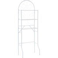 Toilet Rack White 60x33x174 cm