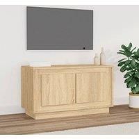 TV Cabinet Sonoma Oak 80x35x45 cm Engineered Wood