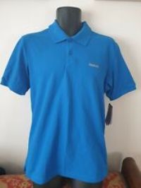 Reebok Mens Polo Shirt Classic Blue Regular Fit Top UK Medium X37028 Blue (A10)