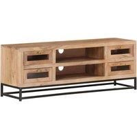 TV Cabinet 110x30x40 cm Solid Acacia Wood