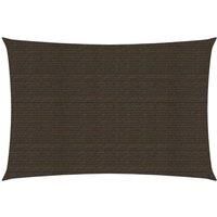 Sunshade Sail 160 g/m Brown 2x4.5 m HDPE