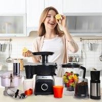 7 in 1 Multifunction Compact Food Processor 1500ml Mixing Tank 400W