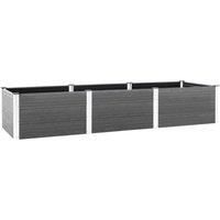 Garden Raised Bed Grey 300x100x54 cm WPC