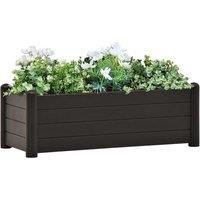 Garden Raised Bed PP Anthracite 100x43x35 cm