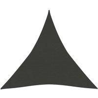 Sunshade Sail 160 g/m Anthracite 4x4x4 m HDPE