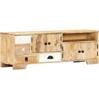 TV Cabinet 120x30x40 cm Solid Mango Wood
