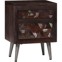 Bedside Cabinet Solid Reclaimed Wood 40x30x50 cm