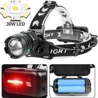 1000000LM Ultra Bright Headlamp White Laser Strong Light LED Head Flashlight Long Range Powerful Headlight Night Fishing Hiking