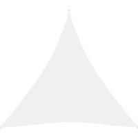 Sunshade Sail Oxford Fabric Triangular 4x4x4 m White