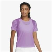 Nike Air Cropped T?Shirt Women XS Violet Dri?Fit Athleisure Quick?Dry Mesh
