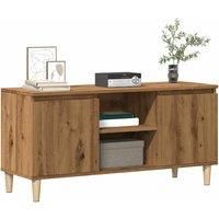 TV Cabinet Artisan Oak 102x35x50 cm Engineered Wood