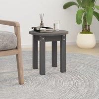 Coffee Table Grey 35x35 cm Solid Wood Pine